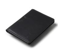 FOXHACKLE Portafoglio porta carte di credito in pelle per uomini e donne, portafoglio sottile bifold con blocco RFID, tasca frontale sottile portafoglio minimalista, piccola custodia per carte, Nero