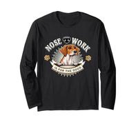 Foxhounds Nose Work è Un Regalo per Il Proprietario del Cane Maglia a Manica