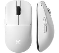 FOXMM x MCHOSE L7 Pro Mouse Superlight 39 g, Sensore 26.000 DPI, 6 DPI Regolabili, Frequenza di Polling 8K Hz con Ricevitore 8K Ultra-Rapido, Mouse da Gioco Wireless/Wired BT/2.4 G, Batteria 200 ore
