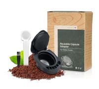 FOXNSK Capsula Adattatore Riutilizzabile per Dolce Gusto, Riempibile Caffè Capsule Convertitore Supporto per Polvere Compatibile con Piccolo XS/Genio S/EDG305 606.S