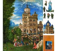 FoxSmartBox - Puzzle in legno per adulti, forma unica, prodotto negli Stati Uniti da FoxSmartBox - 303 pezzi - Susanna e The Elders