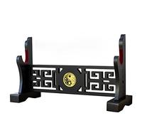 FOXSMZZ Porta spada in velluto giapponese imbottito Katana Stand Samurai Display Rack Support All Tanto Spade (Tai Chi-1)