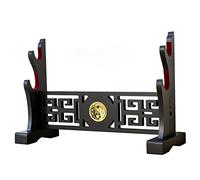 FOXSMZZ Porta spada in velluto giapponese imbottito Katana Stand Samurai Display Rack Support All Tanto Spade (Tai Chi-2)