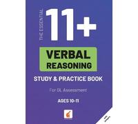 Foxton Books Ja The Essential 11+ Verbal Reasoning Study & Practice (Tascabile)