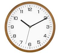 Foxtop Orologio da Parete Moderni in Legno Senza Ticchettieri, Silenzioso, 30 cm, Grande Orologio da Parete al Quarzo, Facile da Leggere per Camere, Casa, Cucina, Camera da Letto, Ufficio, Scuola