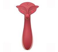 FOXWANG Sex Toy for Women G Spot Vibrator Clitoris Stimulation - 6.7" Body Safe Silicone Clit Massager Vibrator for Females Pleasure with Dual Motor 7*7 Vibration Modes Adult Sex Toy for Couple(Red)