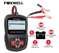 FOXWELL BT100 PRO 12V Tester batteria per auto 100-1100 CCA Controllo batteria Strumento diagnostico per la salute della batteria