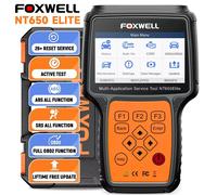 FOXWELL NT650 Elite OBDII Lettore di codici scanner automobilistico Professione A/F BRT Airbag D-PF Reset olio Scanner diagnostico OBD2 per auto