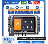 FOXWELL NT809TS Programmazione TPMS Scanner OBD2 Tutti i sistemi Controllo bidirezionale per auto Bluetooth 30+ Strumento di diagnosi del servizio di ripristino FOXWELL NT809TS