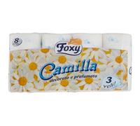 Foxy Carta Igienica Camilla 8 Rotoli 3veli, 8pz