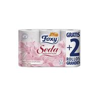 Foxy Silk Toilet Paper 3 Layers 4 + 2 Rolls