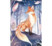 Foxy Winter Wonderland Journal - Lined 9 by 6 150 pages