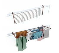 foxydry Duo, stendibiancheria da ringhiera e balcone, richiudibile, 162 cm