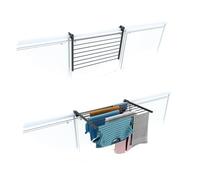 foxydry Duo, stendibiancheria da ringhiera e balcone, richiudibile, 82 cm