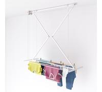 foxydry Mini, stendibiancheria da soffitto salvaspazio richiudibile, 152 cm