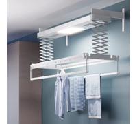 foxydry Pro, stendibiancheria da parete, elettrico, con aria calda, 160 cm