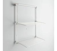 foxydry Wall, stendibiancheria da parete saliscendi, richiudibile, 108 cm