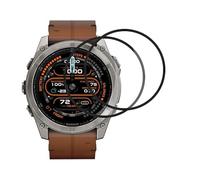 FOXZKISS Pellicola protettiva trasparente HD per Garmin Fenix 8 da 51 mm, copertura completa in 3D, per Garmin Fenix 8, vetro di protezione da 51 mm, 2 pezzi, ultra resistente agli schegge