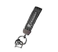 FOXZY Portachiavi Auto per Peugeot 3008 5008 208 407 406 4008 206 308, Portachiavi Uomo e Donna Accessori Portachiavi Auto Portatile con Copri Chiave Logo,B