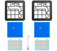 Foydream Filtro Aspirapolvere per Philips FC9332/09, FC8010/02, FC9555, FC9550, FC9334, FC9333, FC9331, FC933, FC933, Set di Filtri di Ricambio per PowerPro Compact, Active, City & Power Cyclone