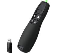 Foydream Puntatore Laser per Presentazioni, 2.4 GHz Wireless Telecomando PowerPoint Presenter Penna Clicker per Computer Portatile Mac