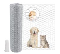 Foydream Rete Metallica per Recinzioni 40×700cm, Rete Metallica Maglia Piccola, Rete Elettrosaldata Ideale per DIY Recinzioni da Giardino e Allevamento di Pollame, Prevenire le Invasioni di Topi