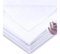 FOYIOLRU Fliselina Termoadesiva per Tessuti 300 x 100 cm, 50 g/m² Tessuto Termoadesivo, Tessuto Interfodera Leggera Termoadesiva per Pieghe Stirate, Cucito, Rinforzo di Capi di Abbigliamento