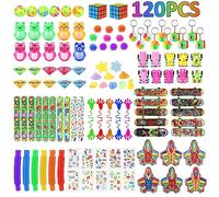 Foymlon Giocattoli, 120pcs Gadget Compleanno, Sacchetti Regalo per Set di Compleanno, Regali per Ragazzi e Ragazze Alla Fine Delle Loro Feste di Compleanno