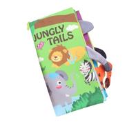 FOYTOKI 1 Pezzo Libri Stoffa per Educativo Sensoriale Tessuto per Sviluppo Immaginativo dei Facile da Tenere per Apprendimento Pre Scolastico Design Animali
