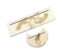 FOYTOKI 1 Set Carte dei Tarocchi Legno Espositore Artigianale per Meditazione Design Elegante Forma Accessorio per Altarini dei Tarocchi