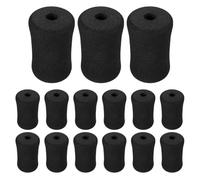 FOYTOKI 10 Pezzi Coperture in Spugna per Macchine Palestra Cuscinetti Rotanti Comodi per Piedi e Gambe Accessori Sostitutivi per Allenamento Addominale e Sit-Up