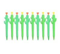 FOYTOKI 10 Pezzi Matita Meccanica a Forma di Cactus 0,5mm in Plastica Verde, Matita Automatica Creativa per Disegno e Scuola, Pratica dal Design Semplice per Studenti Colore Casuale