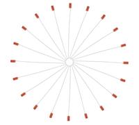 FOYTOKI 100 Pezzi Sigillo di Spedizione Monouso in Abs Filo D'acciaio Inox Numerato, Design Compatto e Superficie Scrivibile per Container e Verifica Doganale