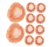 FOYTOKI 10pezzi Rete Elastico Per Chignon Copertura Per Bun Da Danza e Infermiera Rete Resistente Con Dettagli Pizzo Accessorio Per Gestione Dei