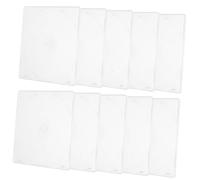 FOYTOKI 12pezzi Custodie Cd Trasparenti Ultrathin Con Protezione Film Porta Cd Portatile Per Casa e Cinema Design Sottile e Grande Capacità