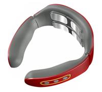 FOYTOKI 1set Massaggiatore Elettrico Per Collo Intelligente Con Testa Pulsante Massaggio Cervicale Portatile Compatto e Leggero Design Per Uso Per Famiglia e Amici