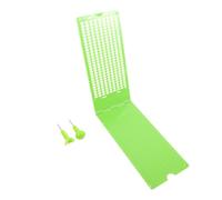 FOYTOKI 1set Scrittura Braille Con Punteruolo e Piastra Per Ciechi Kit Pratico Per Apprendimento e Lavoro Facile Da Usare e Resistente