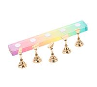FOYTOKI 1set Supporto Per Unghie Per Pratica Nail Art Base Magnetica Per Tecniche Di Manicure Accessorio Per Artisti e Principianti Con Gradiente Arcobaleno