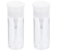 FOYTOKI 2 Pezzi Bottiglie da Viaggio Portatili 100ml in Petg Riutilizzabili e Leggere per Acqua Detergente per Viaggi e Uso Quotidiano