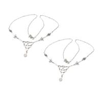 FOYTOKI 2 Pezzi Di Accessori Per A Catena Per La Fronte Fascia Per Da Sposa Per Copricapo Da Sposa Accessori Per Da Sposa Per Spose Accessori Per Da