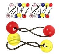 FOYTOKI 20pcs Ragazzi Ragazza Elastici per Capelli Con Doppie Sfere Elastico Coda Di Cavallo Per Ragazze Colorate Accessori Per Capelli Per Ragazzi Ragazze Per La Vita Di Tutti I Giovani E Speciale