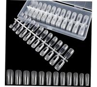 FOYTOKI 240pcs Estensioni Per Unghie Long Limpide Su Unghie Limpida Per Le Estensioni Per Unghie Artificiali Per Chiodi Finti Su Unghie Gel Per Manicure