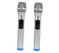 FOYTOKI 2pezzi Microfono Giocattolo Per Ragazzo Ragazza Realistico Per Giochi Di Finzione e Coreografie Leggero e Portatile Per Karaoke Recitazione e Esercizi Vocali Ragazzo Ragazza