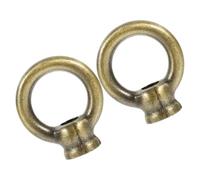 FOYTOKI 2pezzi Pomelli per Paralume in Metallo Stile Moderno Atmosfera Artistica e Tocco Morbido per Decorazione e Lampada da Scrivania