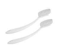 FOYTOKI 2pezzi Pz Spazzola in Pomice Per Rimuovere Duroni Dei Piedi Strumento Levigante Per Pelle Morta e Ispessita Manico Portatile Per Uso Domestico e Pedicure Ripetibile e Facile Da Pul