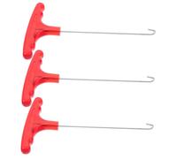 FOYTOKI 3 Pezzi Bjd Bambole Strumento di Smontaggio Testa e Occhi, Gancio | Manico Ergonomico, Punta Liscia in Plastica e Ferro, per Corpi 1/6 1/4 1/3, Aiuta Assemblaggio