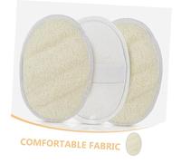 FOYTOKI 3 pezzi Dischi Esfolianti in Luffa Naturale con Elastico e Laccetto Spugne Delicate per Scrub e Rimozione Cellule Morte Facili Appendere e Usare per Tutti i Tipi