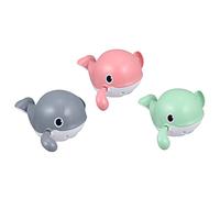 FOYTOKI 3 Pezzi Giocattoli da Bagno per Balene Colorate Giochi Acquatici per Vaschetta e Piscina Divertimento per Interazione Genitore