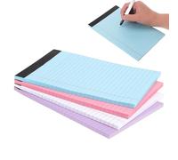 FOYTOKI 4 Pezzi Blocco Notes Colorato, Quaderno Leggero da Scrittura, Carta | Pagine a Righe Universitarie, Impedisce Passaggio Dell'inchiostro, Facile da Portare, Uso Versatile Colore Casuale
