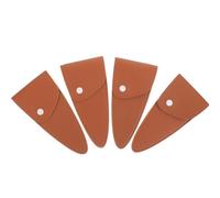 FOYTOKI 4 Pezzi Copertura in Pelle Sintetica per Forbici Custodia Protettiva per Forbici Strumenti da Grooming Protezione Sicura e Conservazione per Viaggi Outdoor